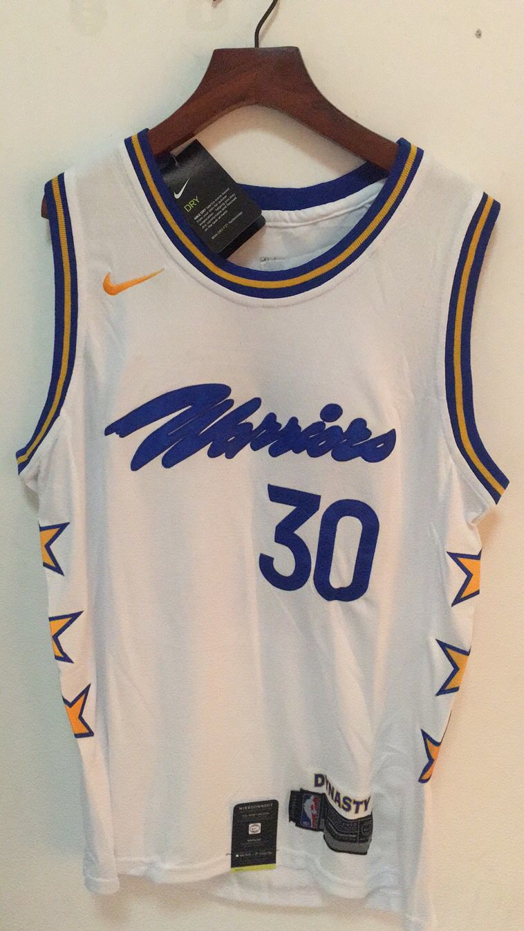 Men Golden State Warriors #30 Curry White Nike Season 22-23 NBA Jersey->golden state warriors->NBA Jersey